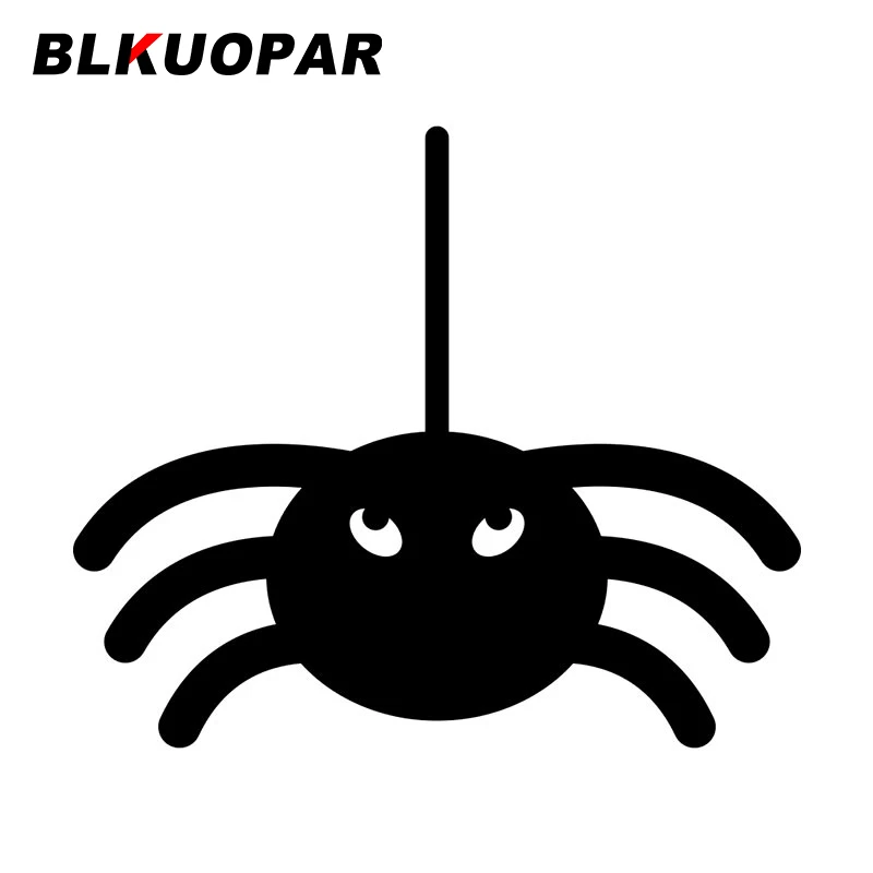 BLKUOPAR Автомобильные наклейки с пауком на Хэллоуин, Виниловая Креативная наклейка, Водонепроницаемый Солнцезащитный крем, украшение для бампера, окон, Защита двери автомобиля