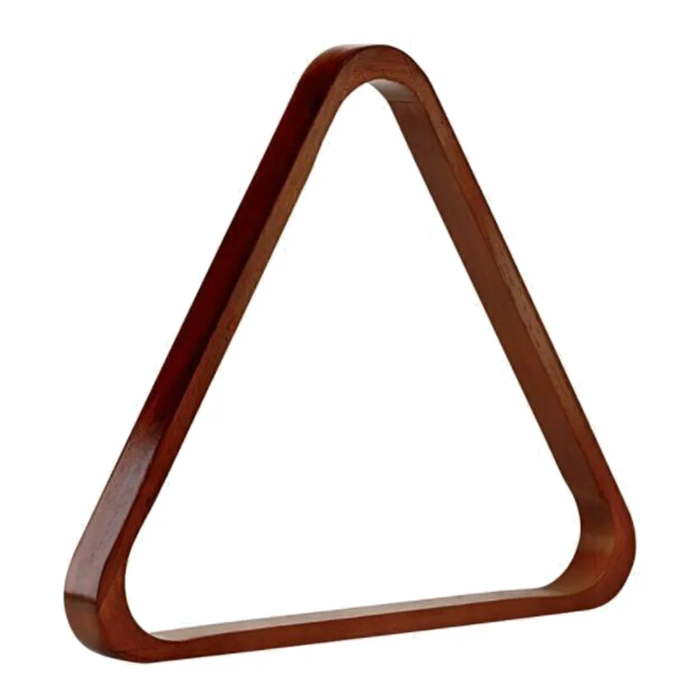 Деревянная треугольная стойка для игры в бильярд Для стандартных 2-1 / 4 бильярдных шаров 57,2 мм и аксессуаров для снукера и бильярда