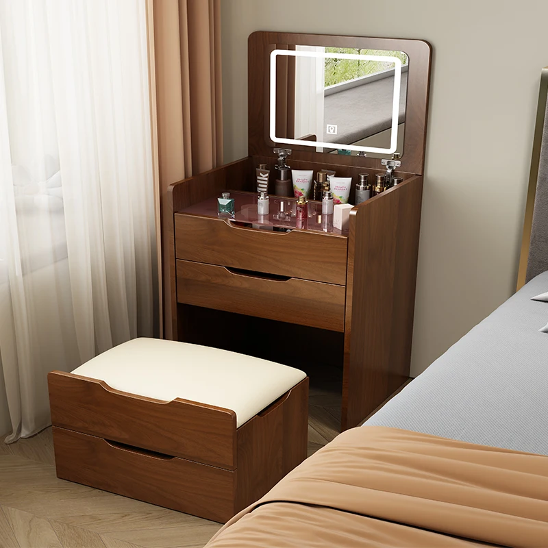 Дешевый Ящик для хранения туалетного столика в скандинавском стиле, туалетный столик для макияжа, Угловая мебель для спальни, мебель для спальни