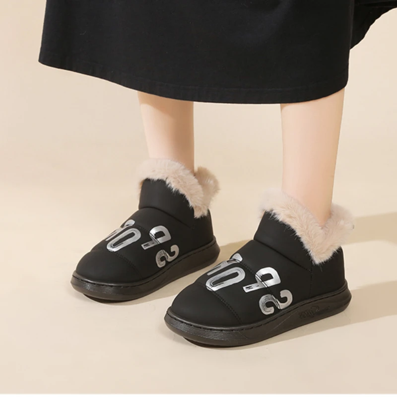 Зимние женские ботильоны, модные высококачественные спортивные ботинки на открытом воздухе, водонепроницаемая теплая короткая плюшевая хлопчатобумажная обувь 2023 года выпуска. Новая обувь
