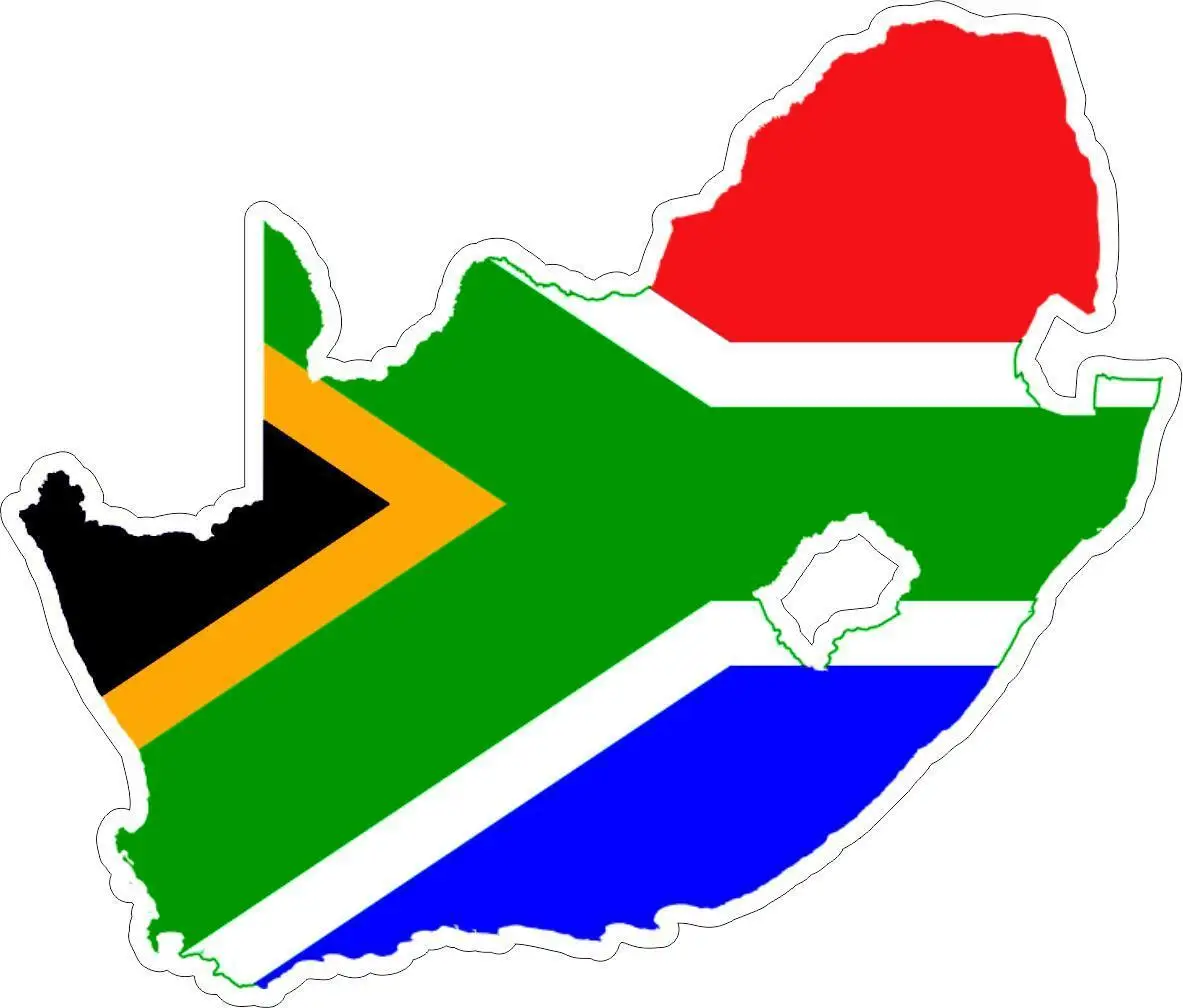 Наклейка автомобиль мото карта флаг виниловая наружная наклейка на стену macbbook Южная Африка