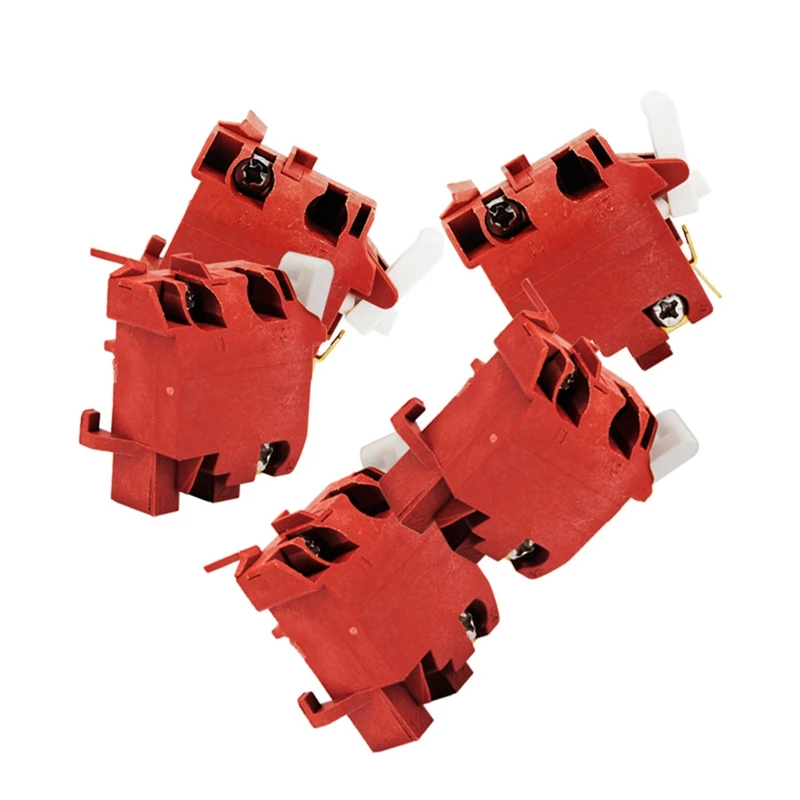 Пусковой переключатель Красный Пусковой переключатель для угловой шлифовальной машины Bosch GWS7-125, аксессуары для электроинструмента 5 шт.